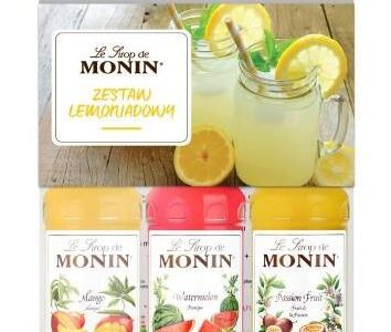Monin – zestaw syropów do lemoniady 3x250ml