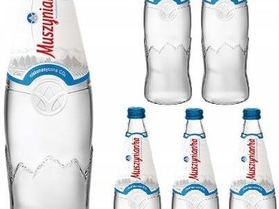 MUSZYNIANKA WODA GAZOWANA W SZKLE 6x700ML