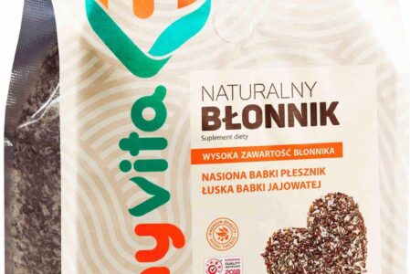 Myvita Naturalny Błonnik Nasiona Babki Płesznik I Łuska Babki Jajowatej 500G