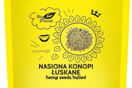 Nasiona Konopi Łuskane Bio, 600g