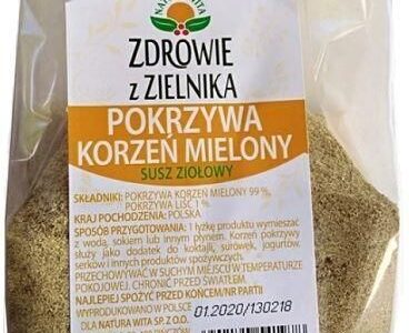 NATUR VIT POKRZYWA KORZEŃ MIELONY 200G