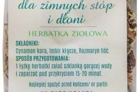 Natura Wita Zioła Dla Zimnych Stóp i Dłoni 100g