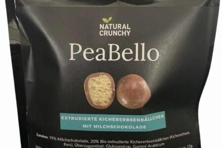 Natural Crunchy Kulki Z Ciecierzycy Peabello Czekolada Mleczna