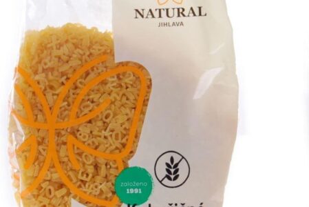 Natural Jihlava Makaron Kukurydziany Literki Mini Bez Glutenu 300 G