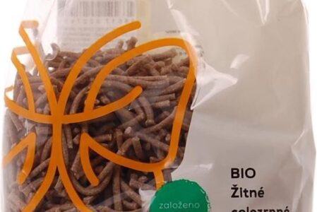 Natural Jihlava Makaron Żytni Pełnoziarnisty Nitki Bio 300G