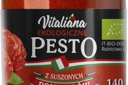 NaturAvena Pesto z suszonych pomidorów BIO 140g