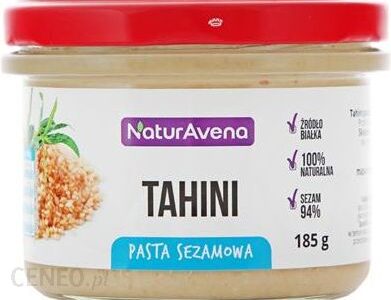 Naturavena Tahini Pasta Sezamowa 185G