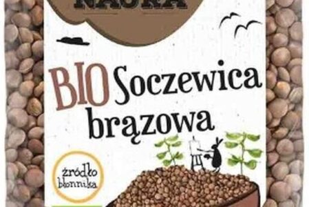 Naura Soczewica Brązowa Bio 400g