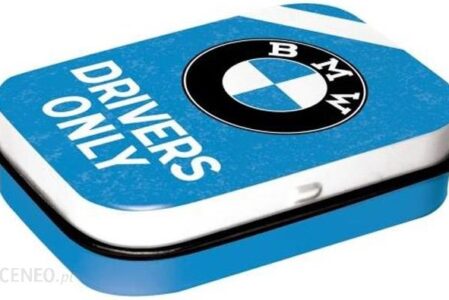 Nostalgic-Art Mint Box BMW Drivers Only Blue