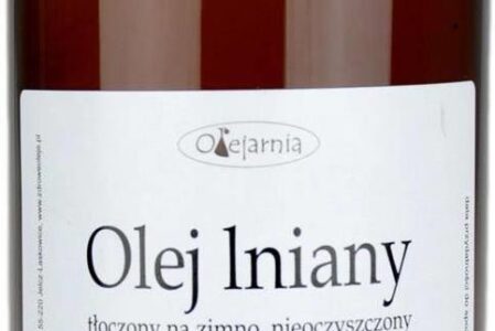 Olej lniany budwigowy tłoczony na zimno 1000ml OLEJARNIA