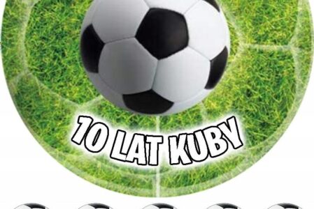 Opłatek Na Tort 1 Piłka Nożna Footbal + Obwódka 48d8595f