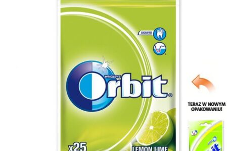 Orbit Lemon Lime Guma do żucia bez cukru 35 g (25 drażetek)