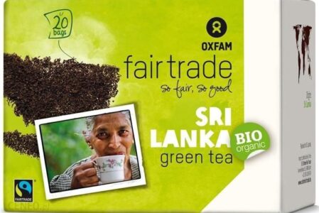 Oxfam Herbata Zielona Ekspresowa Fair Trade Bio 20 X 1,8 36 G