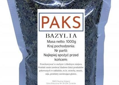Paks Bazylia Suszona 1kg