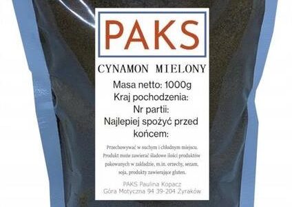 Paks Cynamon Mielony 1Kg Wysoka Jakość