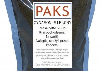 Paks Cynamon Mielony 200g