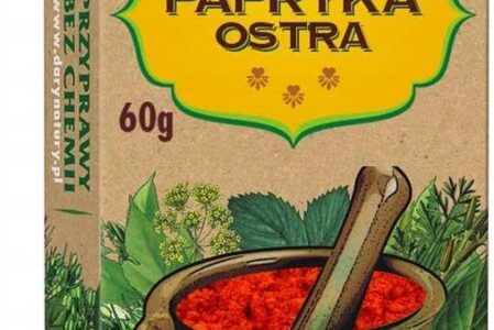 Papryka ostra 60g Przyprawy bez chemii Dary Natury