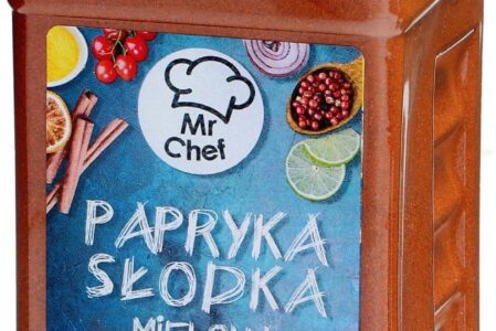 Papryka Słodka Mielona 170g Słoik Z Dozownikiem