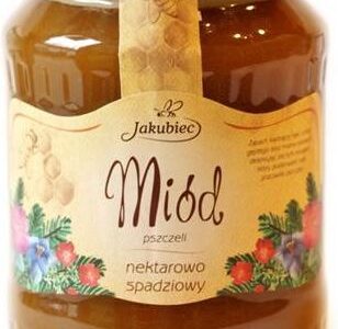 Pasieka Jakubiec Miód Nektarowo-Spadziowy 900G