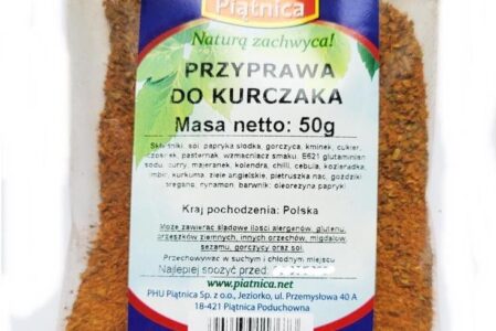 Piątnica Przyprawa Do Kurczaka 50g Super Smak
