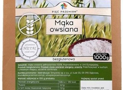 Pięć Przemian Mąka Owsiana Bezglutenowa 1kg