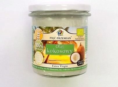 Pięć Przemian Simpatiko Olej Kokosowy Pięć Przemian Bio Extra Virgin 240G