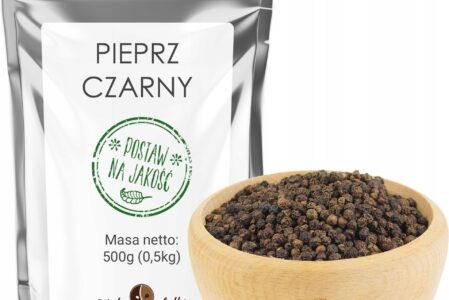 Pieprz Czarny ziarnisty aromatyczny 0,5kg
