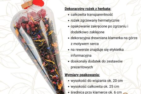 Piernikowa nuta (Pakowanie ozdobne, Rożek celofanowy 35g)