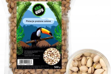 Pistacje Prażone Solone 500g Pyszne
