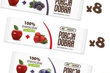 Porcja Dobra Zestaw owocowych przekąsek 24szt.