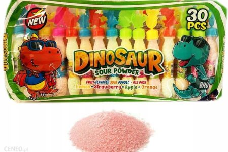 Profisa Dinosaur Sour Powder Butelki Z Proszkiem Owocowym