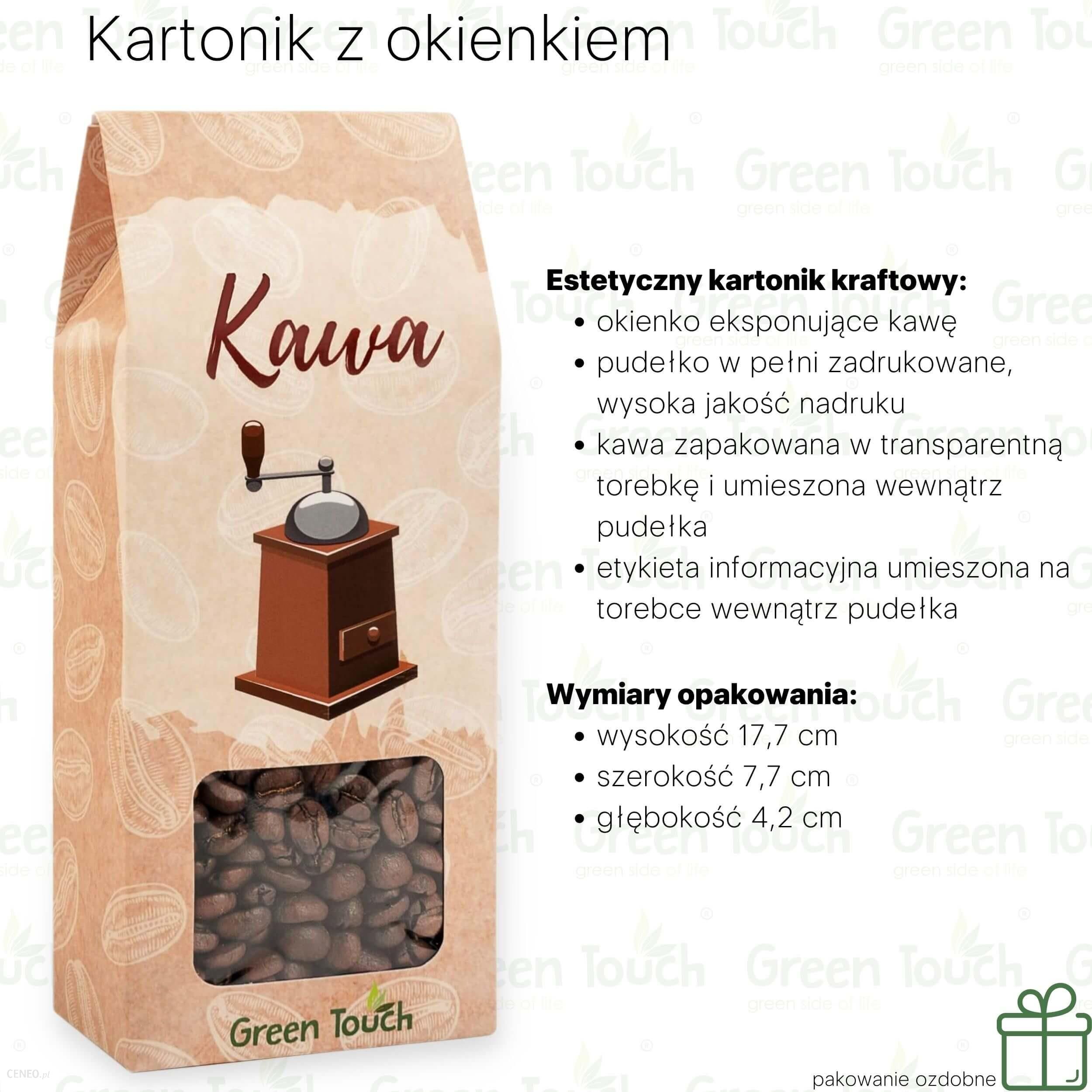 Progressive Kawa ziarnista Marcepanowa (Pakowanie ozdobne, Kartonik z okienkiem 120g)