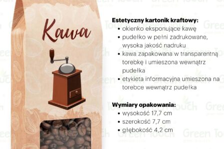 Progressive Kawa Ziarnista Piernik Alpejski Kartonik Z Okienkiem 120g