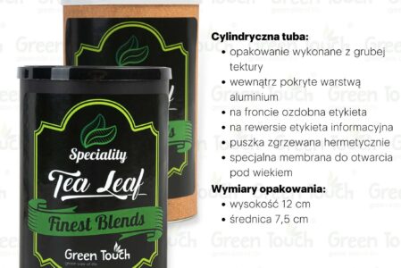 Progressive Sencha Tajemniczy Ogród Puszka Czarna 80g