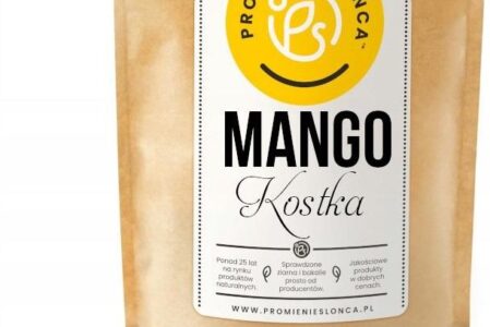 Promienie Słońca Mango Kandyzowane Kostka 500g