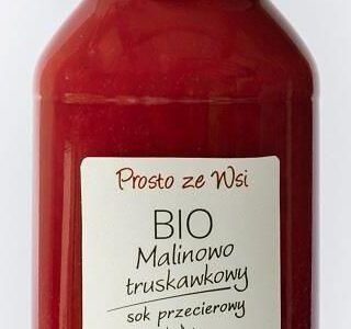 Prosto Ze Wsi Sok Przecierowy Malina Truskawka Bio 500ml