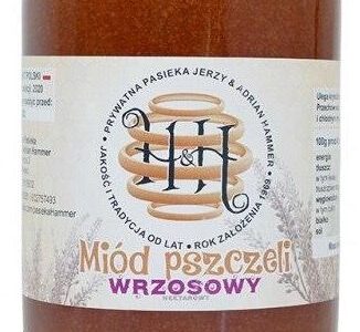 Prywatna Pasieka Jerzy & Adrian Hammer Miód Pszczeli Wrzosowy 1 Kg