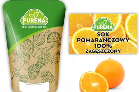 Purena Sok Pomarańczowy 100% Zagęszczony 5L/1Kg