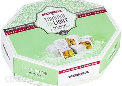Rachatłukum Lokum z orzechami pistacji bez cukru KOSKA 160g.