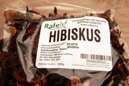 Rafex Hibiskus Kolorowy Biały + Czerwony (2 Gatunki ) 1 kg
