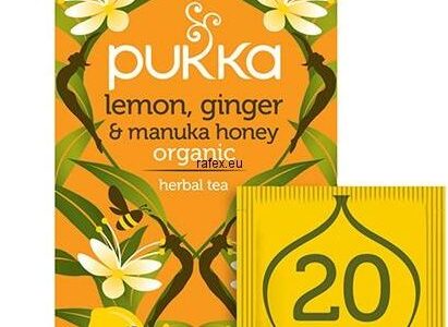 Rafex Pukka LemonGinger & Manuka Honey BIO 20 saszetek