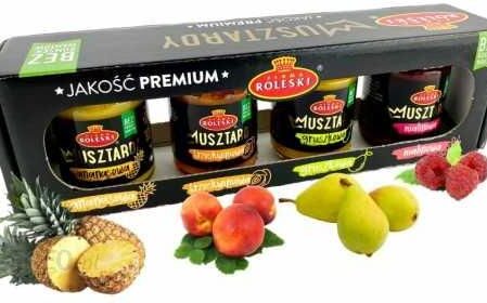 Roleski – Musztardy Owocowe. Zestaw (4 X 100G)