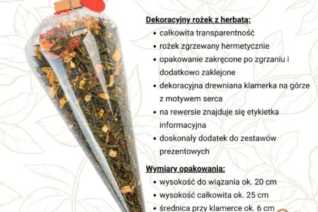 Sencha jaśminowa premium (Pakowanie ozdobne, Rożek celofanowy 35g)