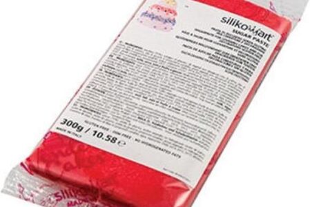 Silikomart Masa Cukrowa Sugar Paste 300g Czerwona (99009070001)