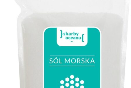 Skarby oceanu sól morska drobno mielona bio 1kg