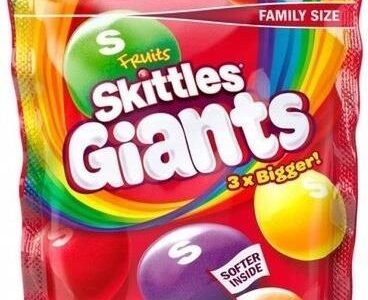 Skittles Giants 3xBIGGER Owocowe 141g
