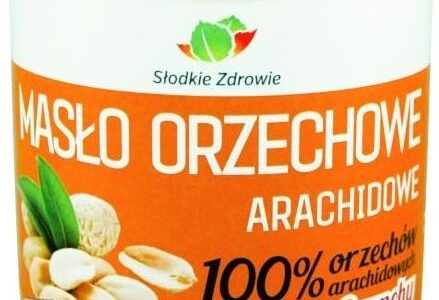Słodkie Zdrowie Masło orzechowe Crunchy 100% 1kg