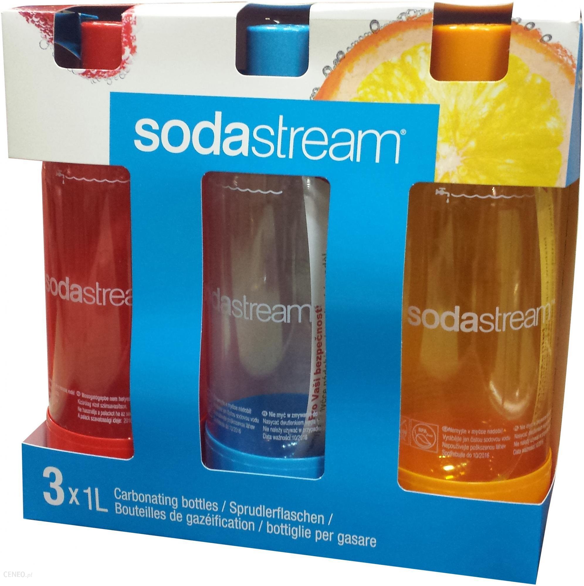 SodaStream Zestaw butelek TriPack Kolorowe