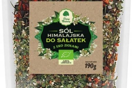 Sól Himalajska Z Ziołami Do Sałatek Bio 190G Da