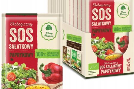 Sos Sałatkowy Paprykowy Bio 10g Dary Natury